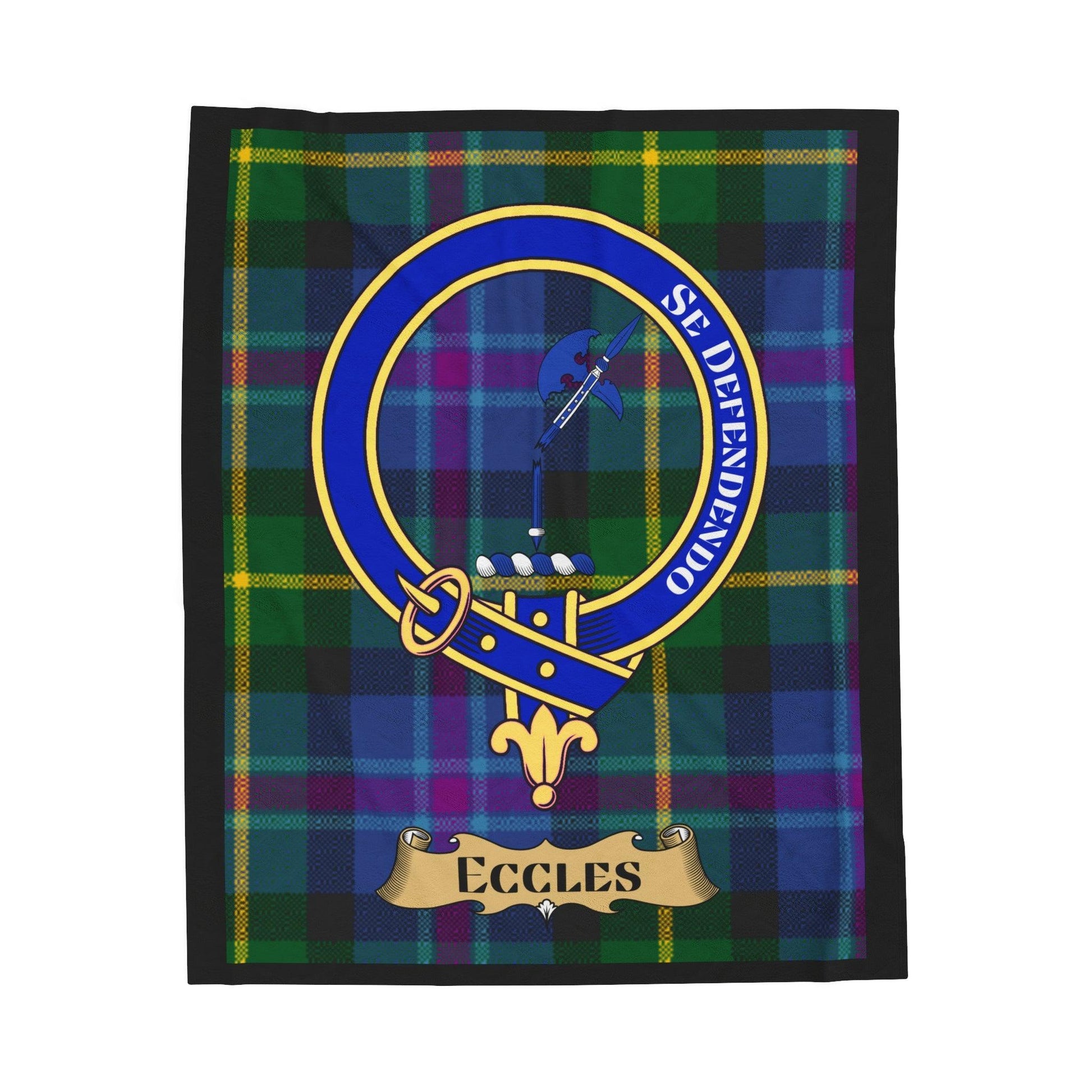 Dyce Clan Tartan Blanket | Scottish Clan Crest Plaid Throw