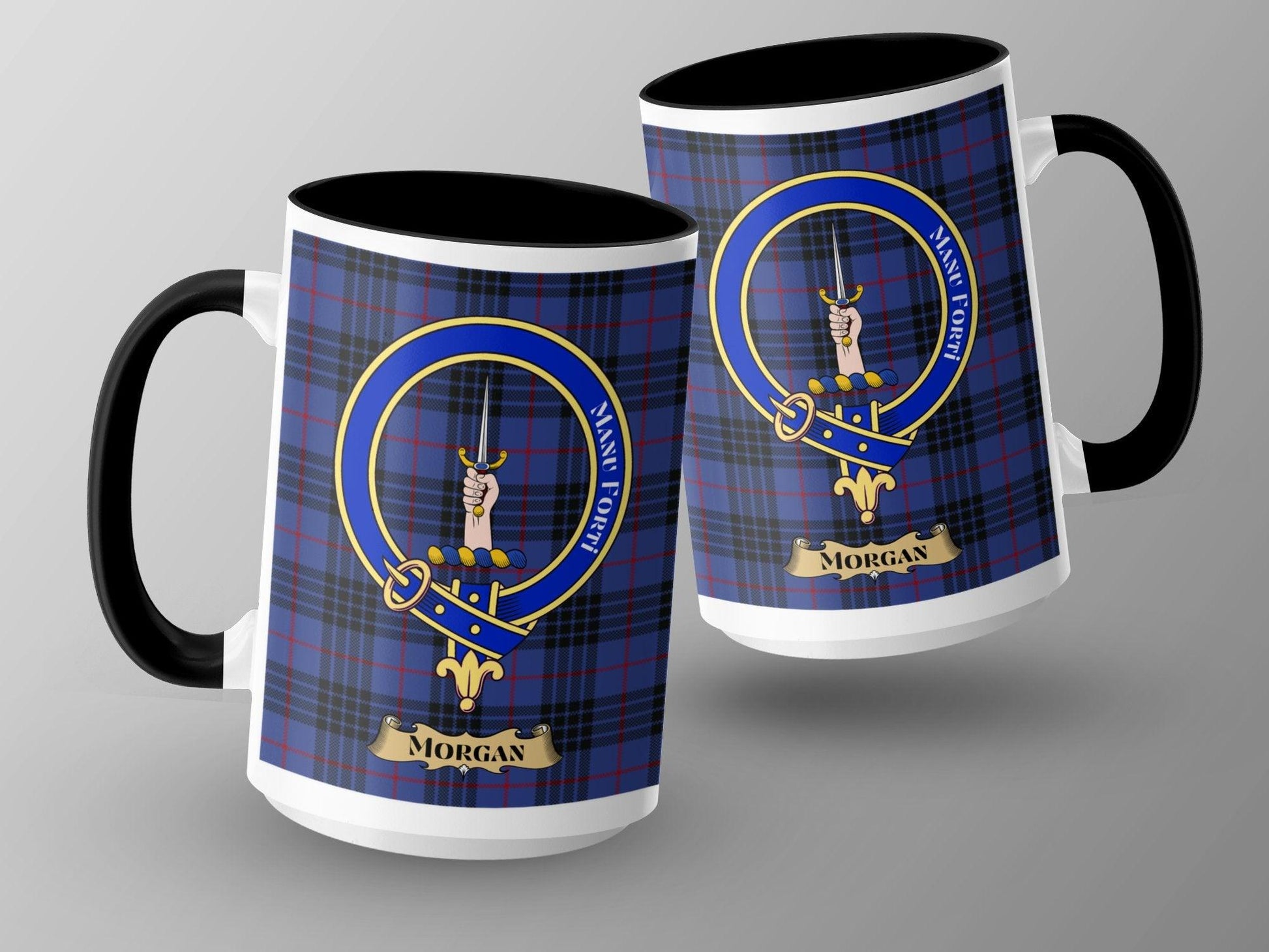 Scottish Clan Morgan Tartan Plaid Mug - Living Stone Gifts