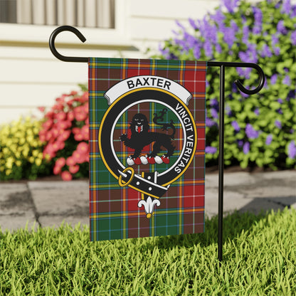 Baxter Clan Scottish Tartan Garden Flag