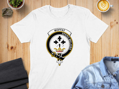 Moffat Scottish Clan Crest Highland Games T-Shirt - Living Stone Gifts