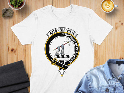 Anstruther Scottish Clan Crest Highland Games T-Shirt - Living Stone Gifts
