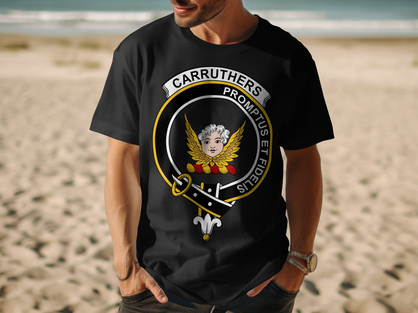 Carruthers Scottish Clan Crest Highland Games T-Shirt - Living Stone Gifts