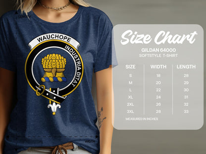 Scottish Wauchope Clan Crest Highland Games Symbol T-Shirt - Living Stone Gifts