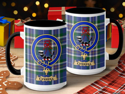 Clan Campbell Scottish Tartan Crest Mug - Living Stone Gifts