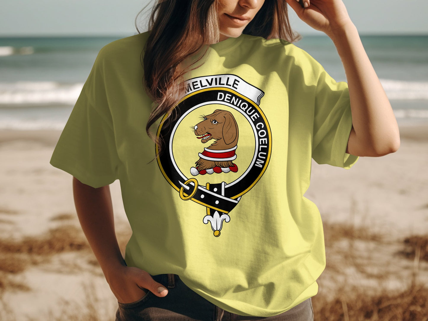 Melville Clan Scottish Crest T-Shirt - Living Stone Gifts