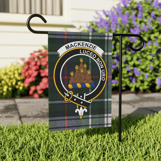 Mackenzie Clan Scottish Tartan Flag, Scottish Clan Garden Banner