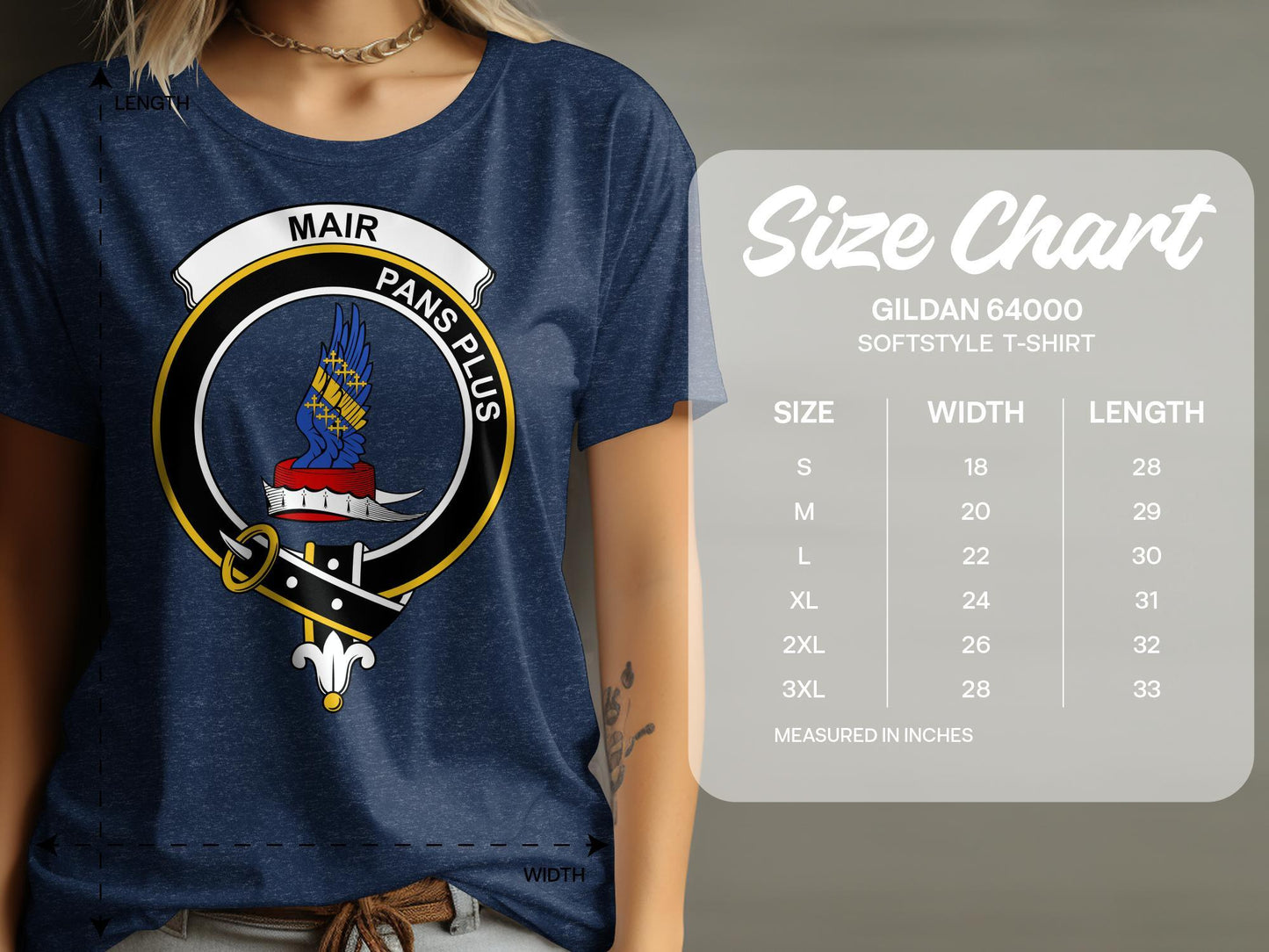 Celebrate Scottish Heritage with Clan Crest T-Shirt - Living Stone Gifts