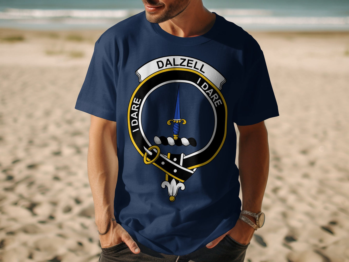 Dalzell Scottish Clan Crest Highland Games T-Shirt - Living Stone Gifts