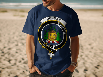 Dundas Scottish Clan Crest Highland Games T-Shirt - Living Stone Gifts