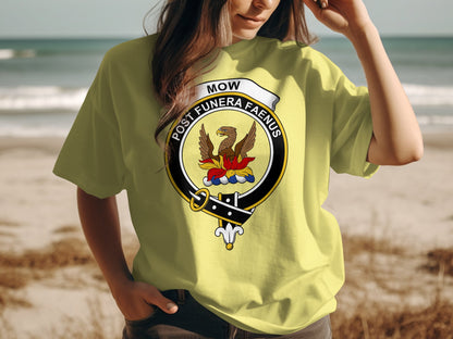 Mow Scottish Clan Crest Highland Games T-Shirt - Living Stone Gifts