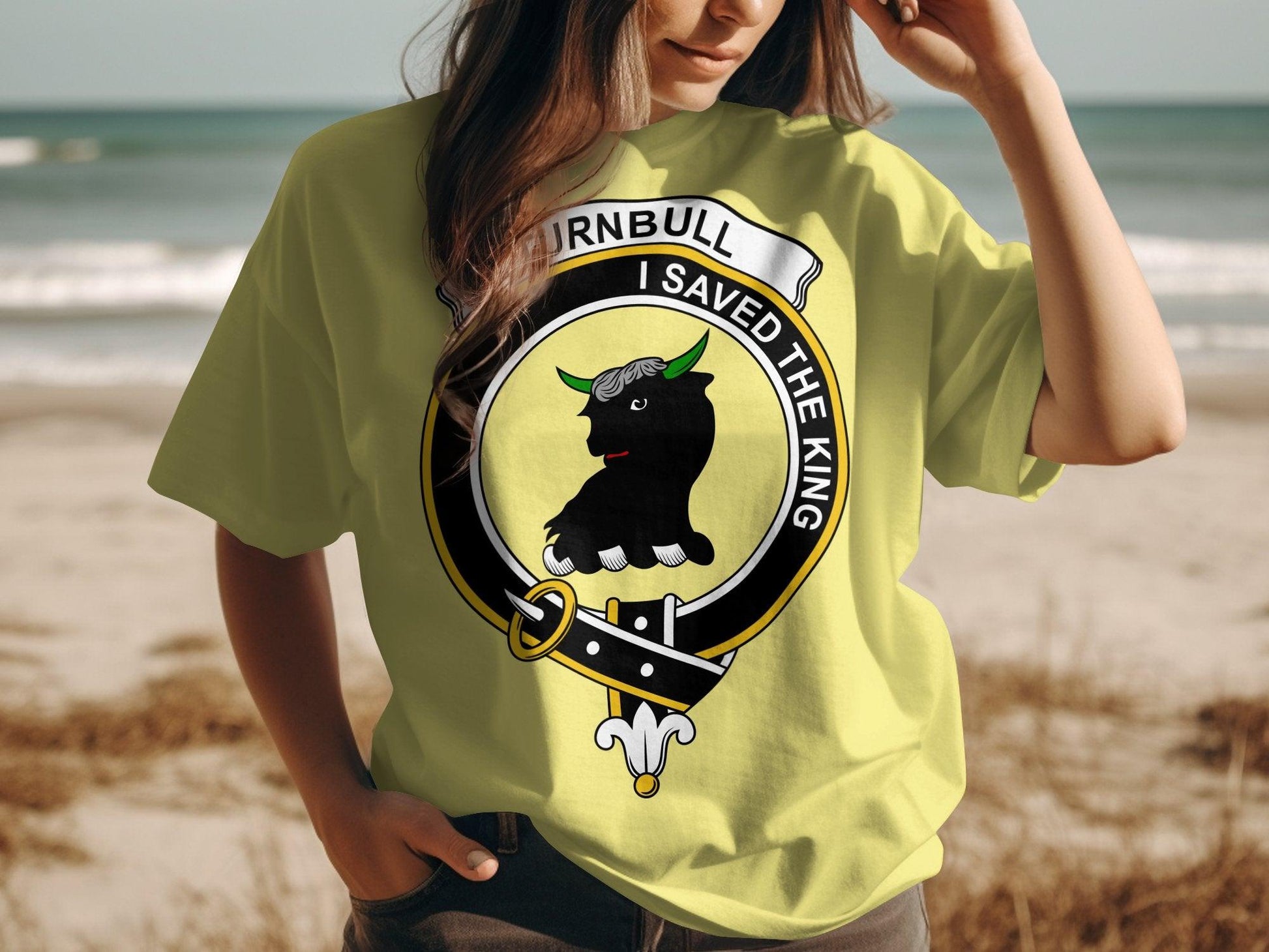 Turnbull Clan Crest I Saved the King Scottish T-Shirt - Living Stone Gifts