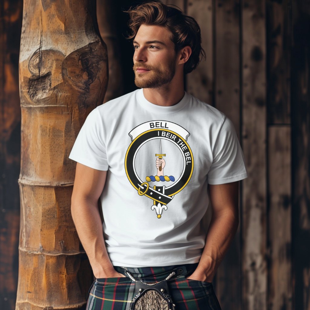 Bell Scottish Clan Crest Highland Games T-Shirt - Living Stone Gifts