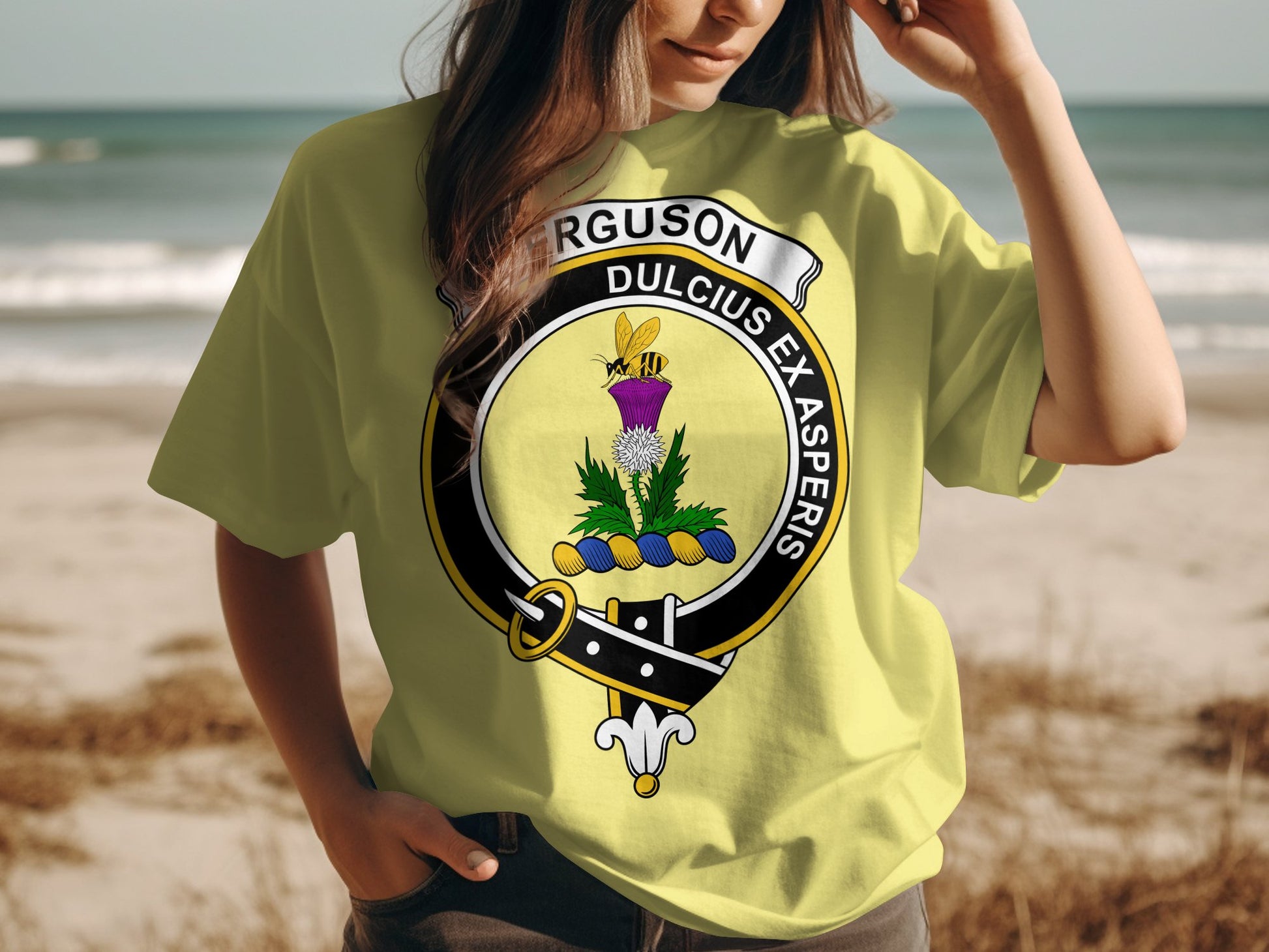 Ferguson Scottish Clan Crest Highland Games T-Shirt - Living Stone Gifts