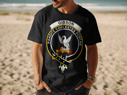 Gibson Scottish Clan Crest Highland Games T-Shirt - Living Stone Gifts