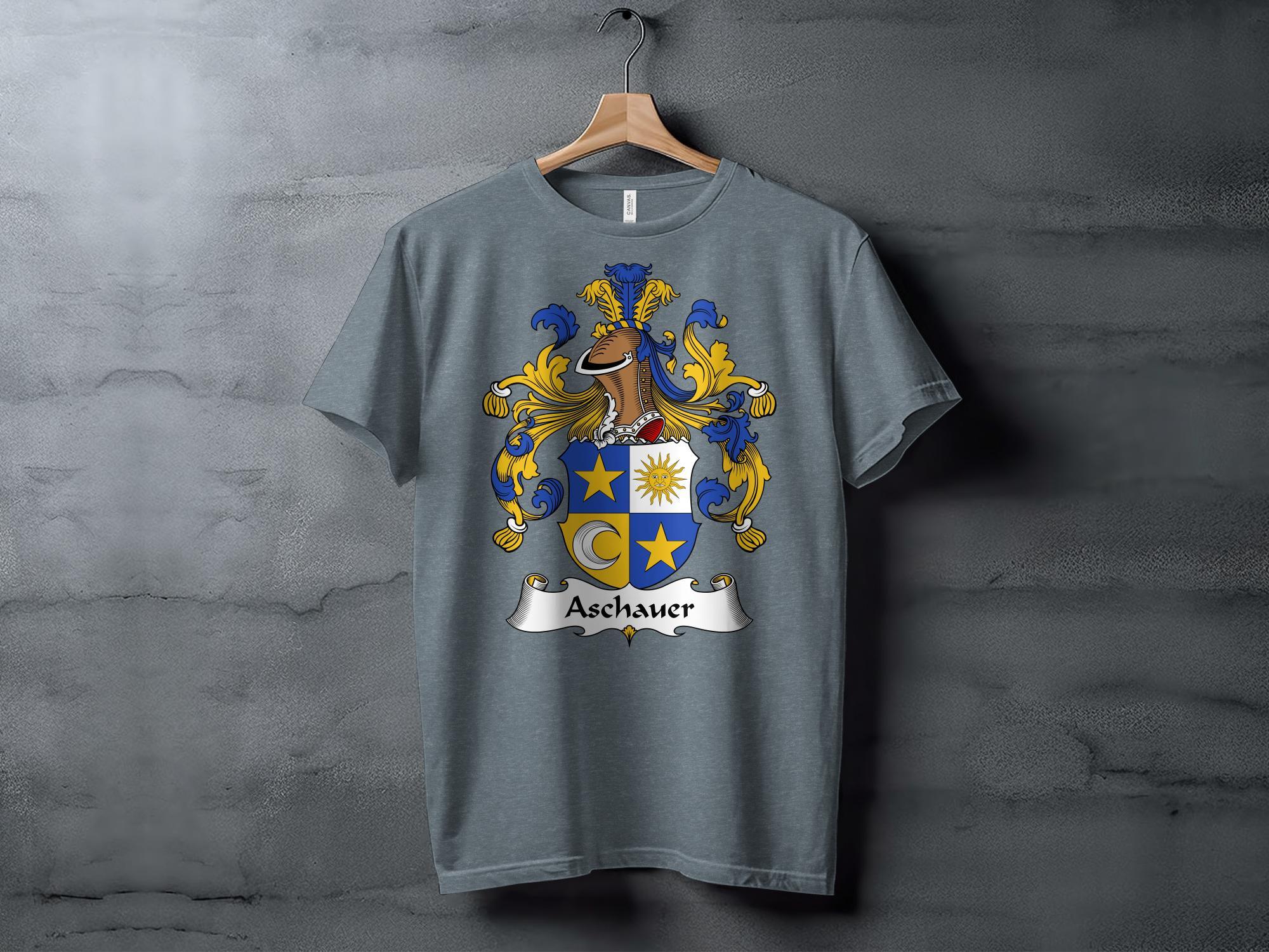 Aschauer Family Crest German Heraldry T-Shirt, Hoodie, Sweatshirt - Unisex