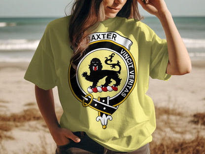 Baxter Scottish Clan Crest Highland Games T-Shirt - Living Stone Gifts