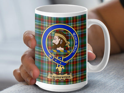 Traditional Scottish Clan Crest Tartan Plaid Mug - Living Stone Gifts