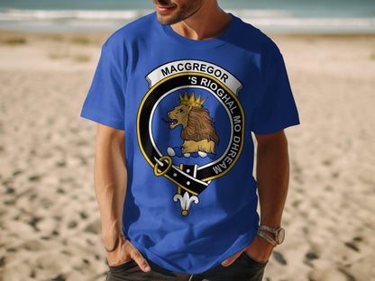 MacGregor Clan Crest Highland Games Scottish Festival T-Shirt - Living Stone Gifts