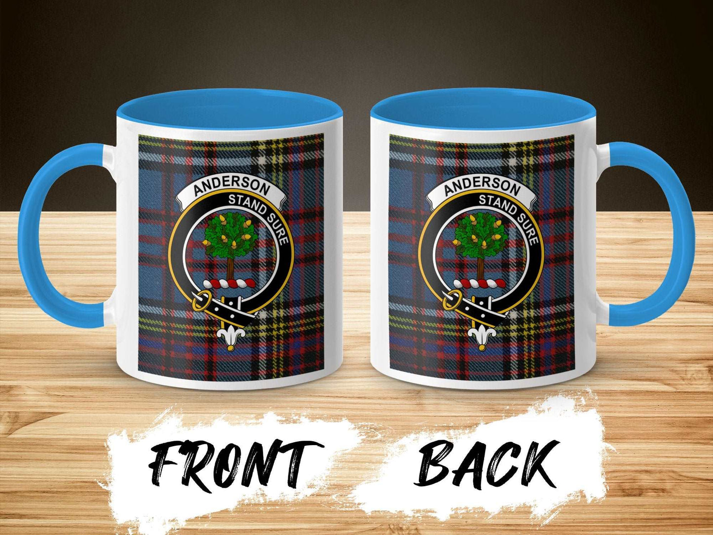 Anderson Stand Sure Scottish Tartan Pattern Mug - Living Stone Gifts