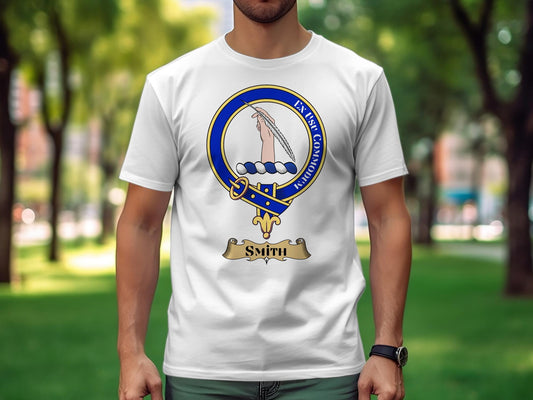 Custom Family Crest T-Shirt, Personalized Smith Surname Sweatshirt, Heraldic Emblem Top