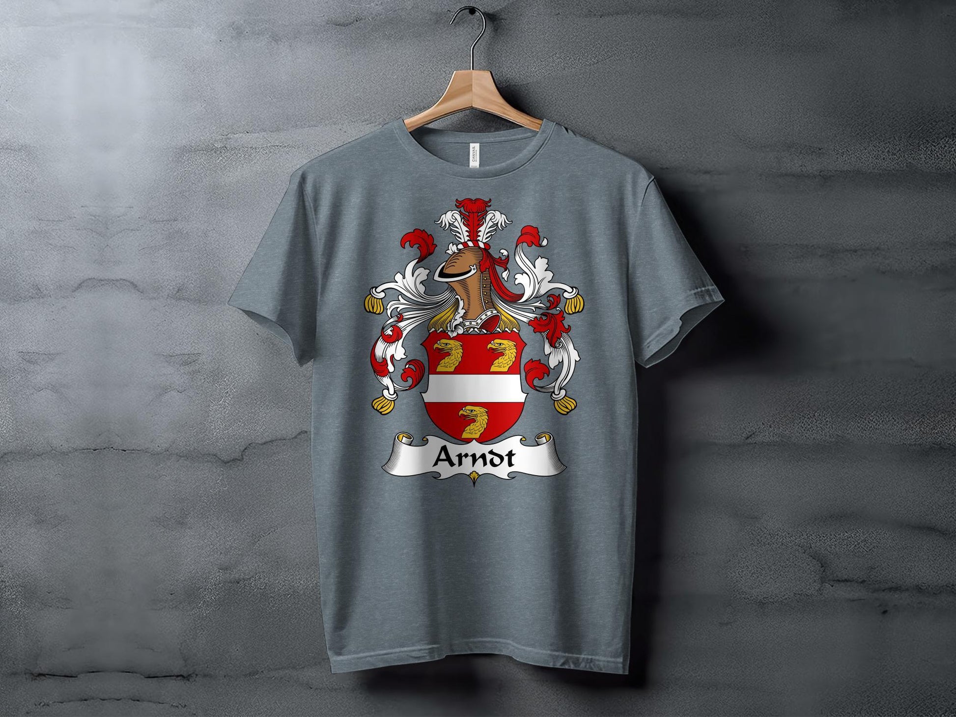 Custom Heraldic Lion Crest Tee, Arnot Family Sweatshirt, Unique Hoodie Design
