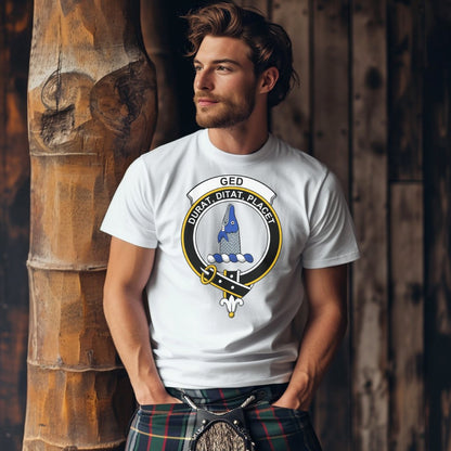 Ged Scottish Clan Crest Highland Games Graphic T-Shirt - Living Stone Gifts