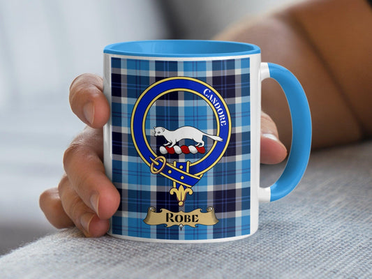 Robe Scottish Clan Crest Tartan Robe Design Coffee Mug - Living Stone Gifts