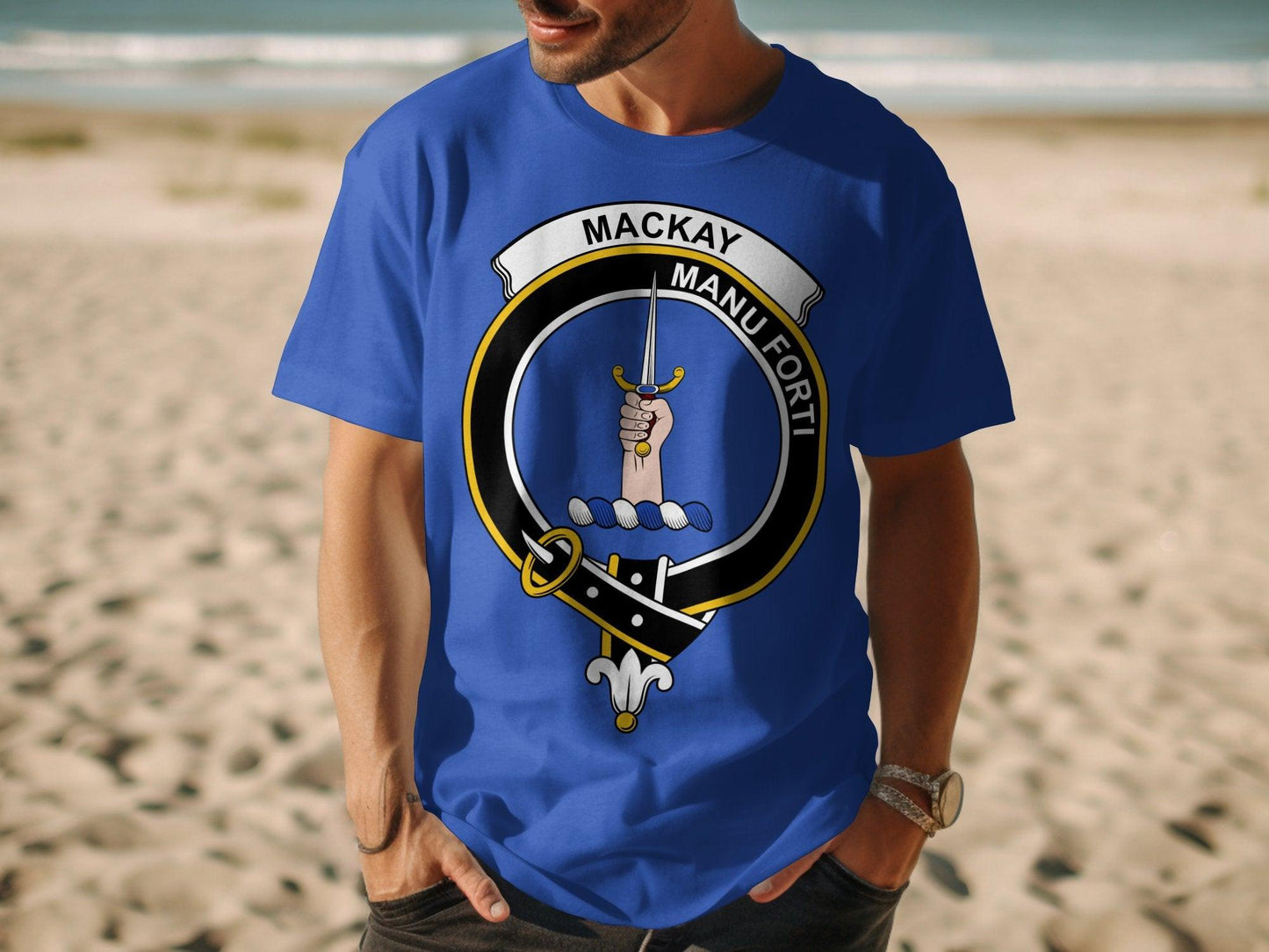 Mackay Clan Crest Scottish Highland Games T-Shirt - Living Stone Gifts