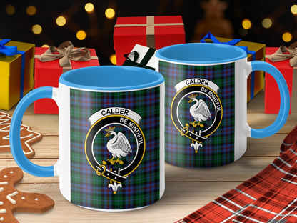 Calder Be Mindful Scottish Clan Crest Mug - Living Stone Gifts