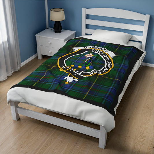 MacInnes Crest Scottish Blanket