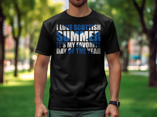 Scottish Summer T-Shirt, Funny Scotland Weather Quote Sweatshirt, Unisex Apparel Gift