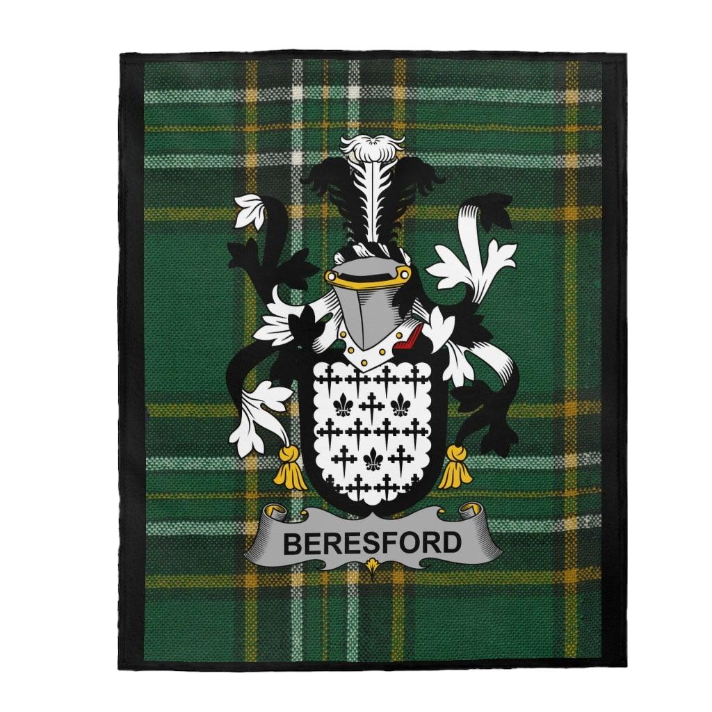 Beresford Coat Of Arms Irish Blanket
