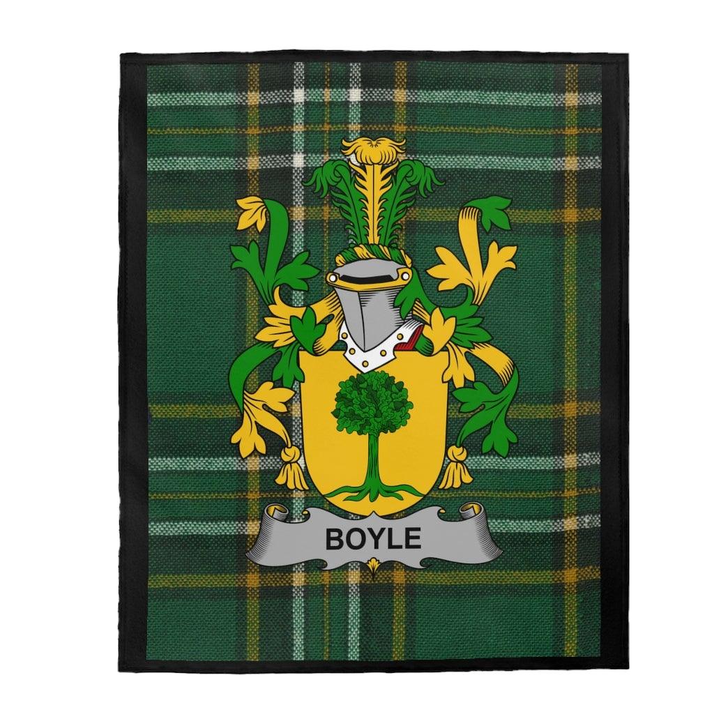 Boyle Coat Of Arms Irish Blanket
