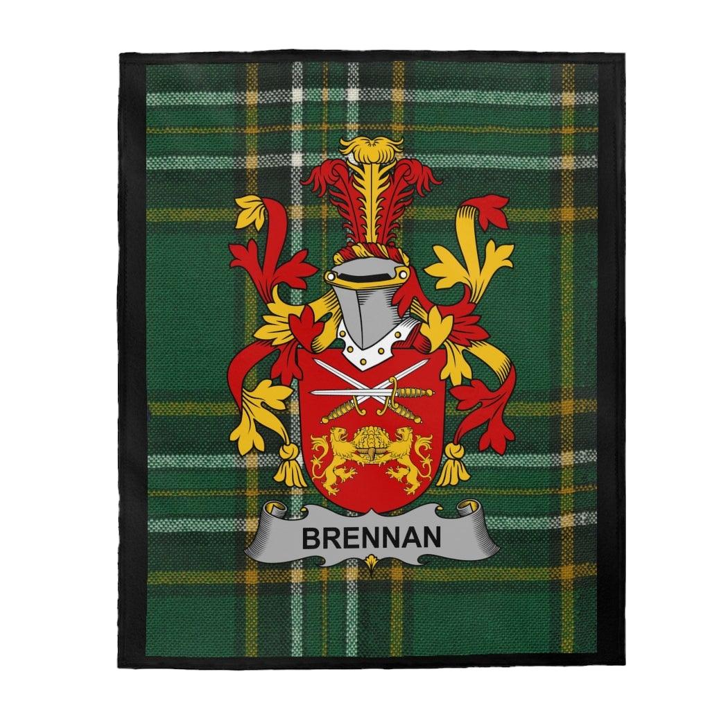 Brennan Coat Of Arms Irish Blanket