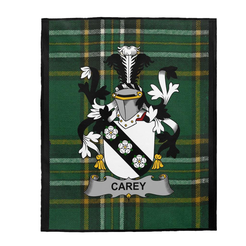 Carey Irish Coat Of Arms Tartan Blanket