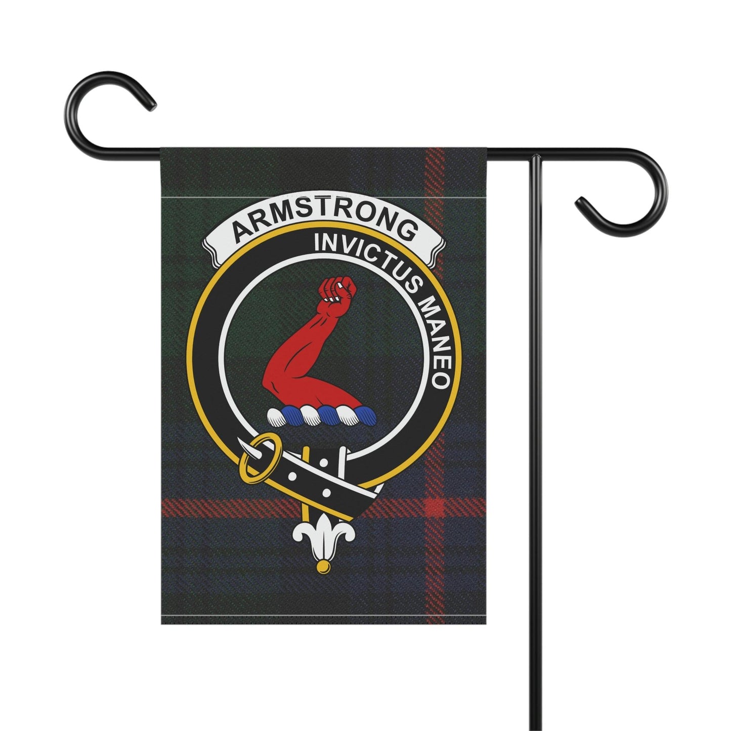 Clan Armstrong Scottish Tartan Flag, Armstrong Garden Banner, Scottish Flag, Scottish Clan Gift, Scotland Flag