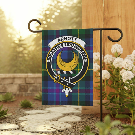 Clan Arnott Scottish Tartan Flag, Arnott Garden Banner, Scottish Flag, Scottish Clan Gift, Scotland Flag