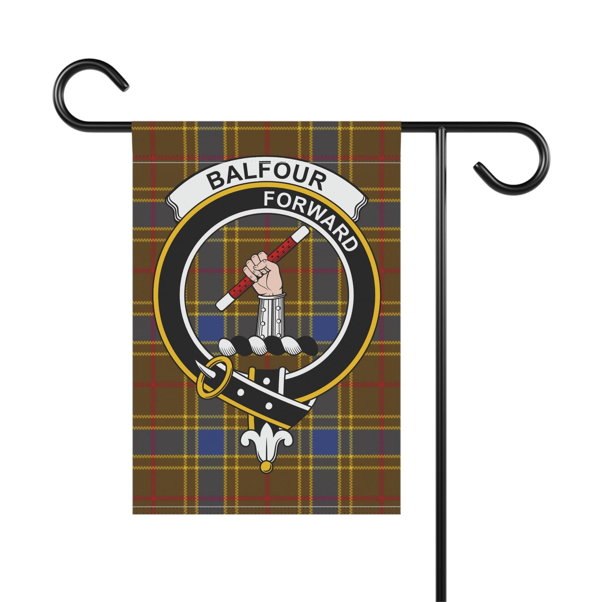 Clan Balfour Scottish Tartan Flag, Balfour Garden Banner, Scottish Flag, Scottish Clan Gift, Scotland Flag