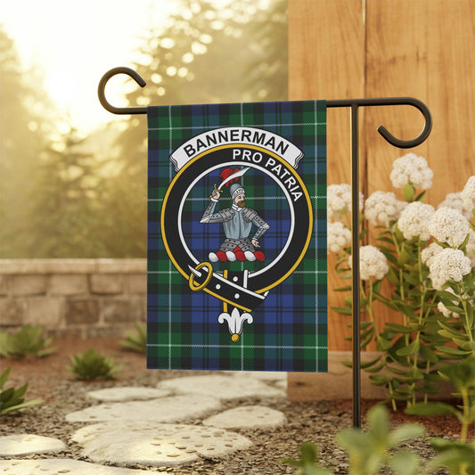 Clan Bannerman Scottish Tartan Flag, Bannerman Garden Banner, Scottish Flag, Scottish Clan Gift, Scotland Flag