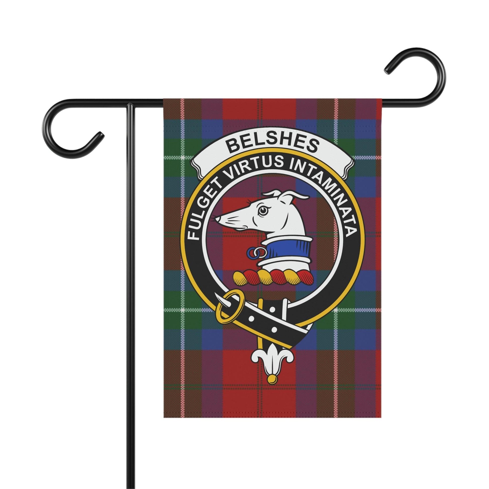 Clan Belshes Scottish Tartan Flag, Belshes Garden Banner, Scottish Flag, Scottish Clan Gift, Scotland Flag