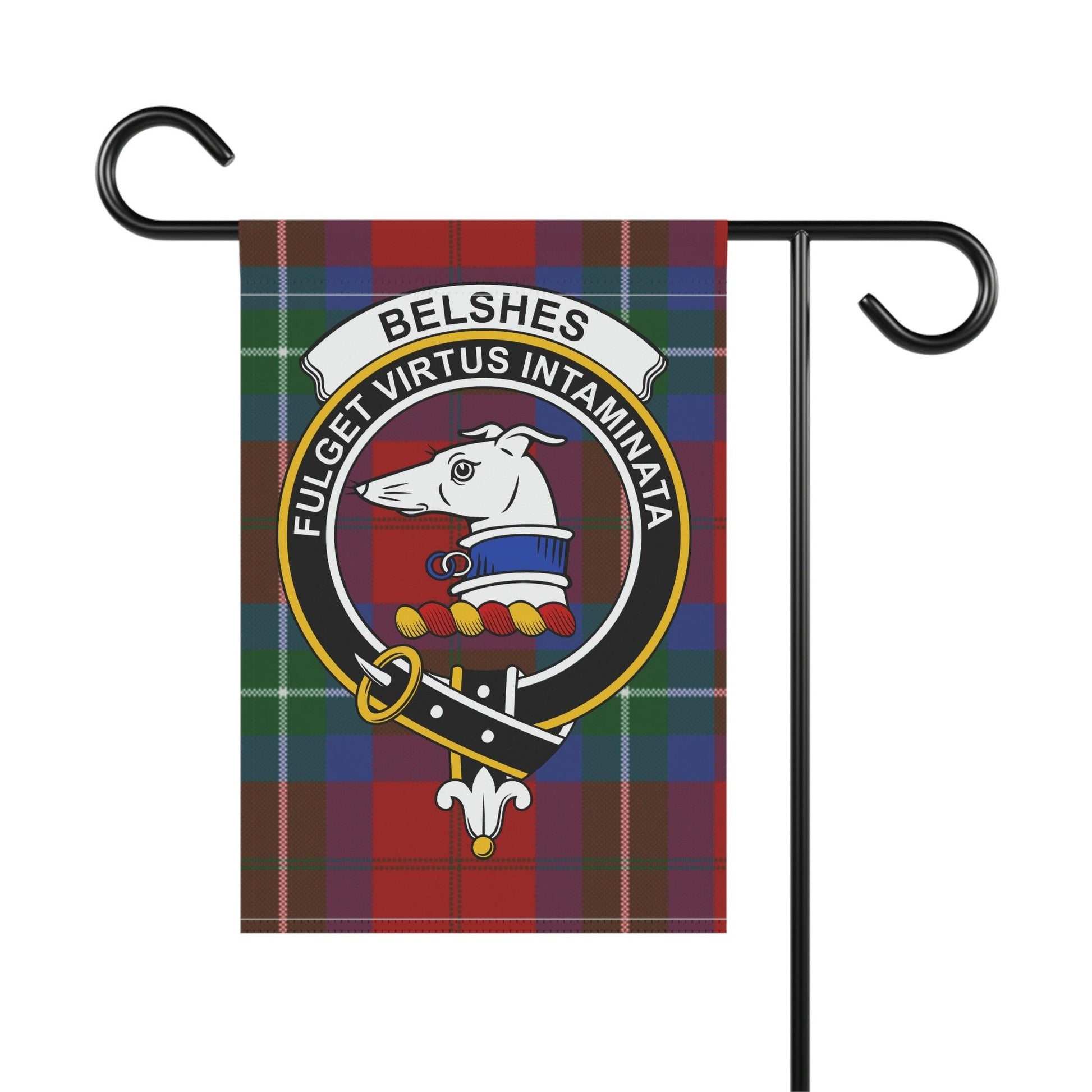 Clan Belshes Scottish Tartan Flag, Belshes Garden Banner, Scottish Flag, Scottish Clan Gift, Scotland Flag