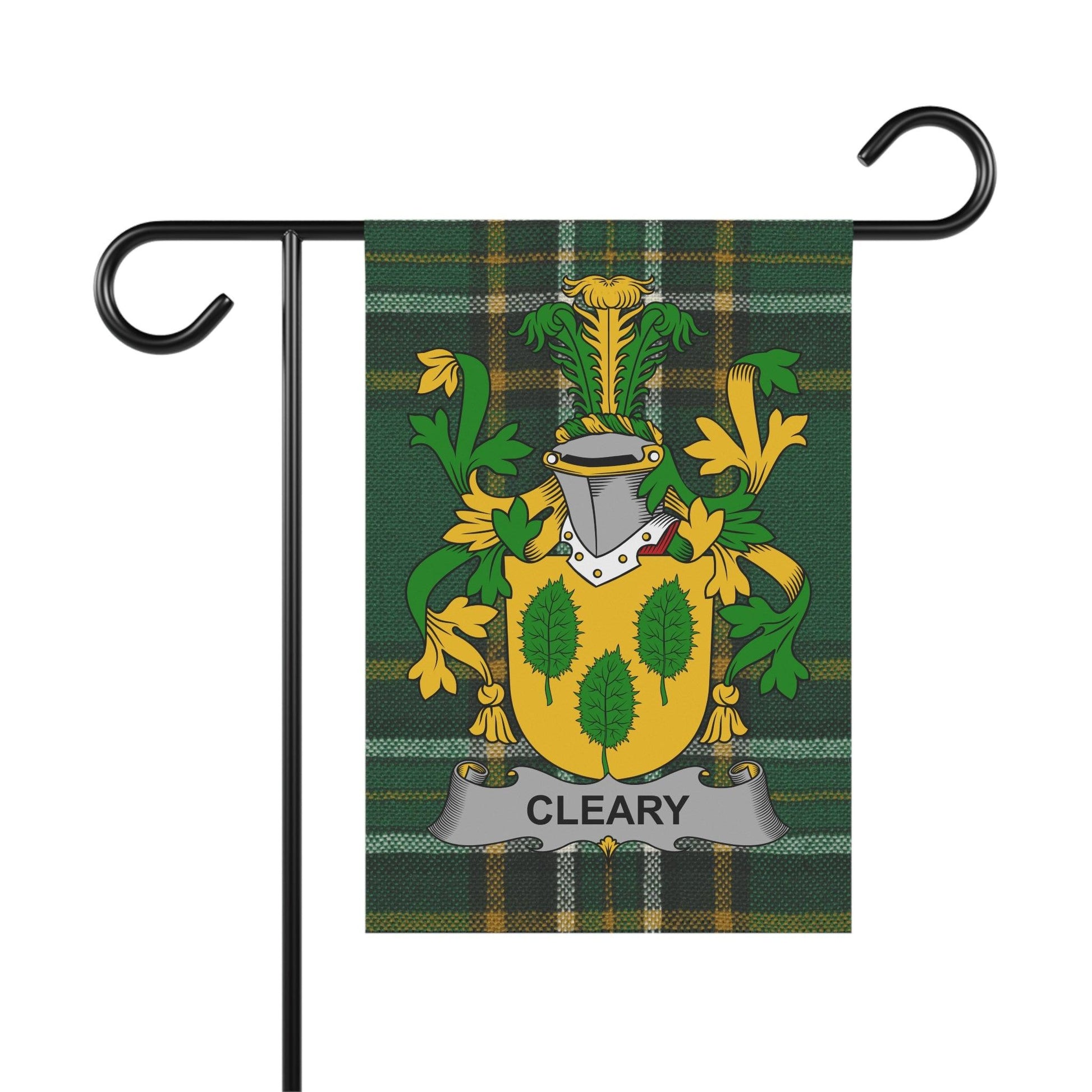 Cleary Coat Of Arms Irish Garden Flag