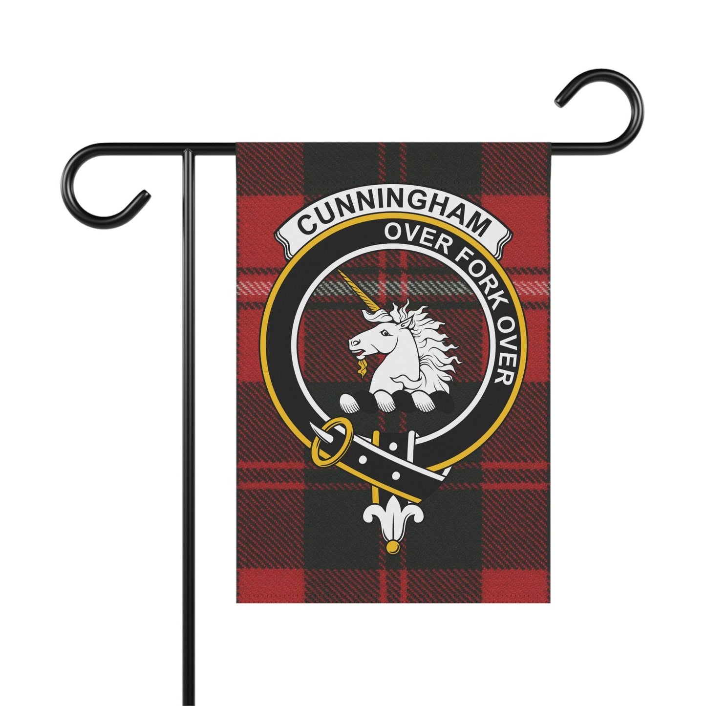 Cunningham Clan Scottish Tartan Garden Flag