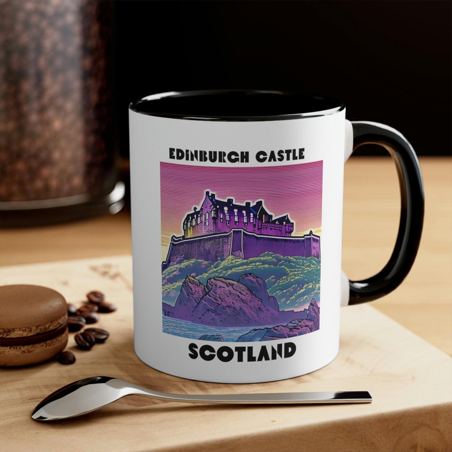 Edinburgh Castle Scottish Mug, Edinburgh Scotland Mug, Scottish Gift