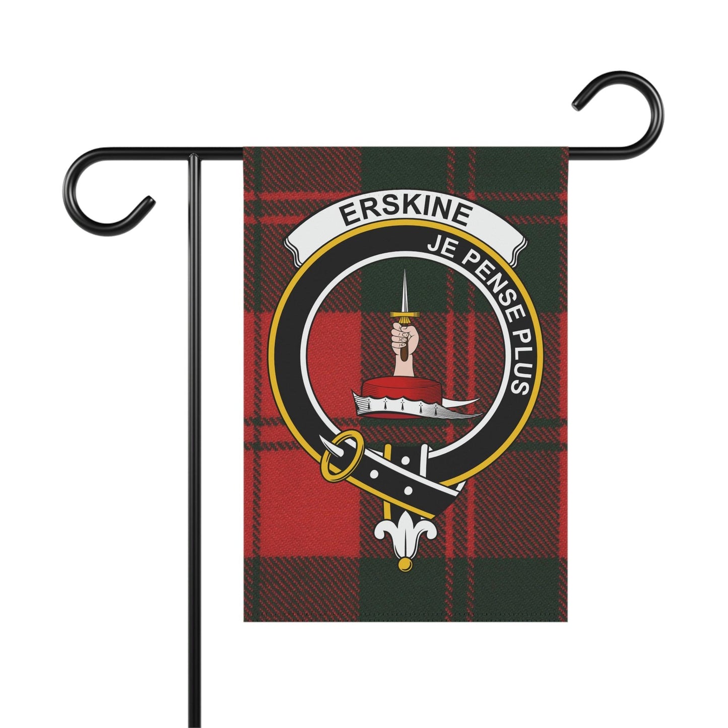 Erskine Clan Scottish Tartan Flag, Erskine Garden Banner, Scottish Flag, Scottish Clan Gift, Scotland Flag