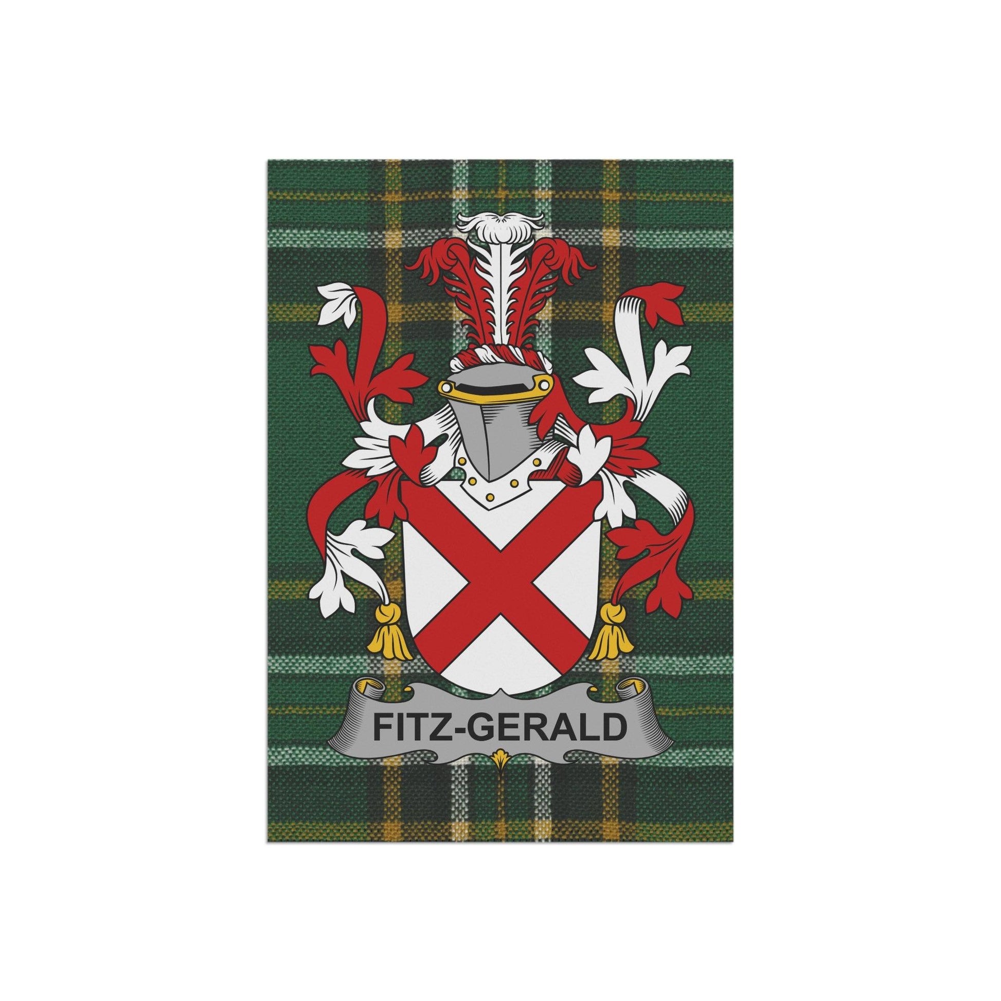 Fitz-Gerald Coat Of Arms Irish Garden Flag