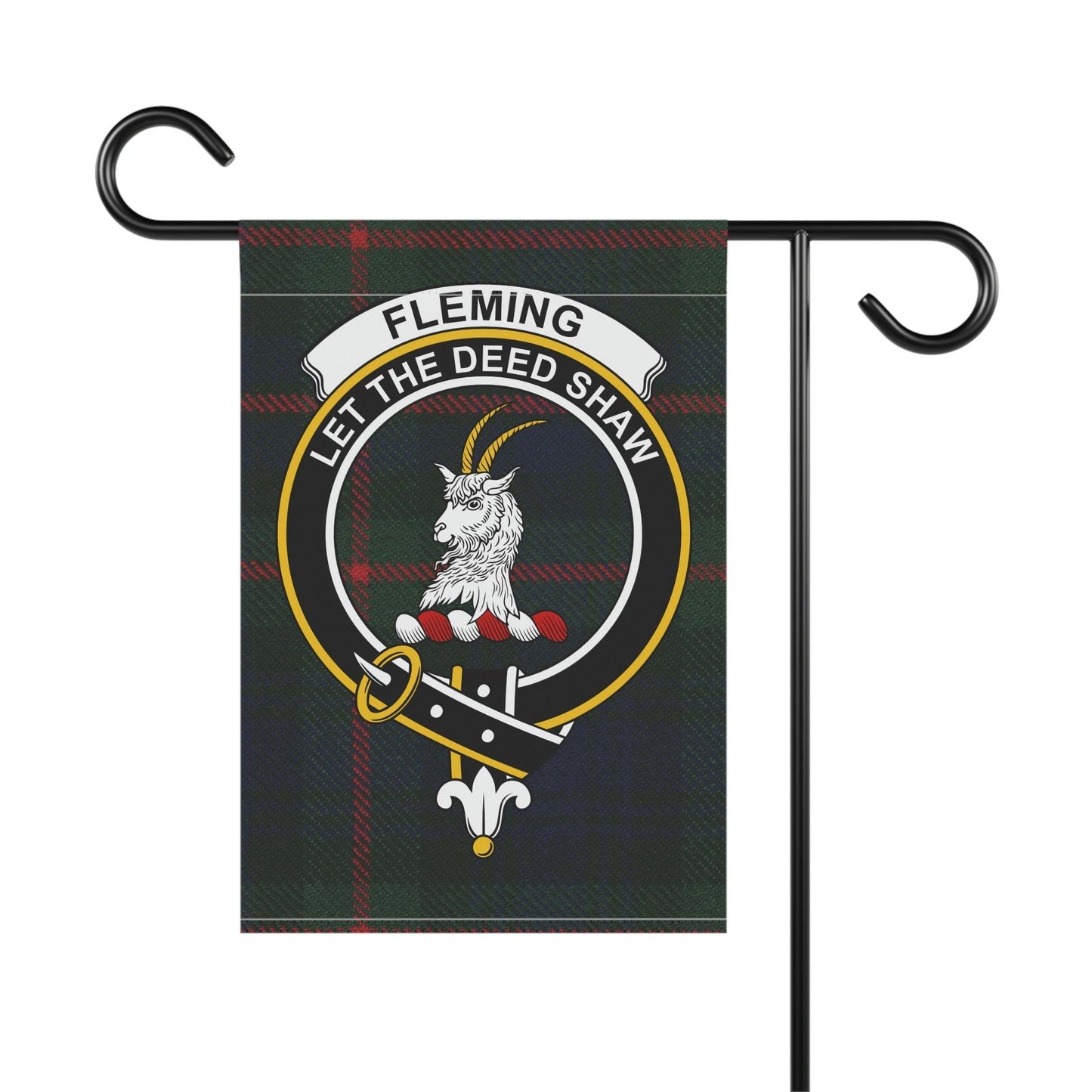 Fleming Clan Scottish Tartan Flag, Fleming Garden Banner, Scottish Flag, Scottish Clan Gift, Scotland Flag