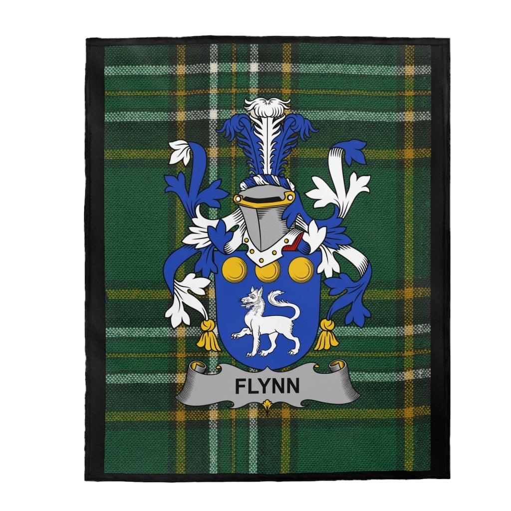 Flynn Coat Of Arms Irish Blanket