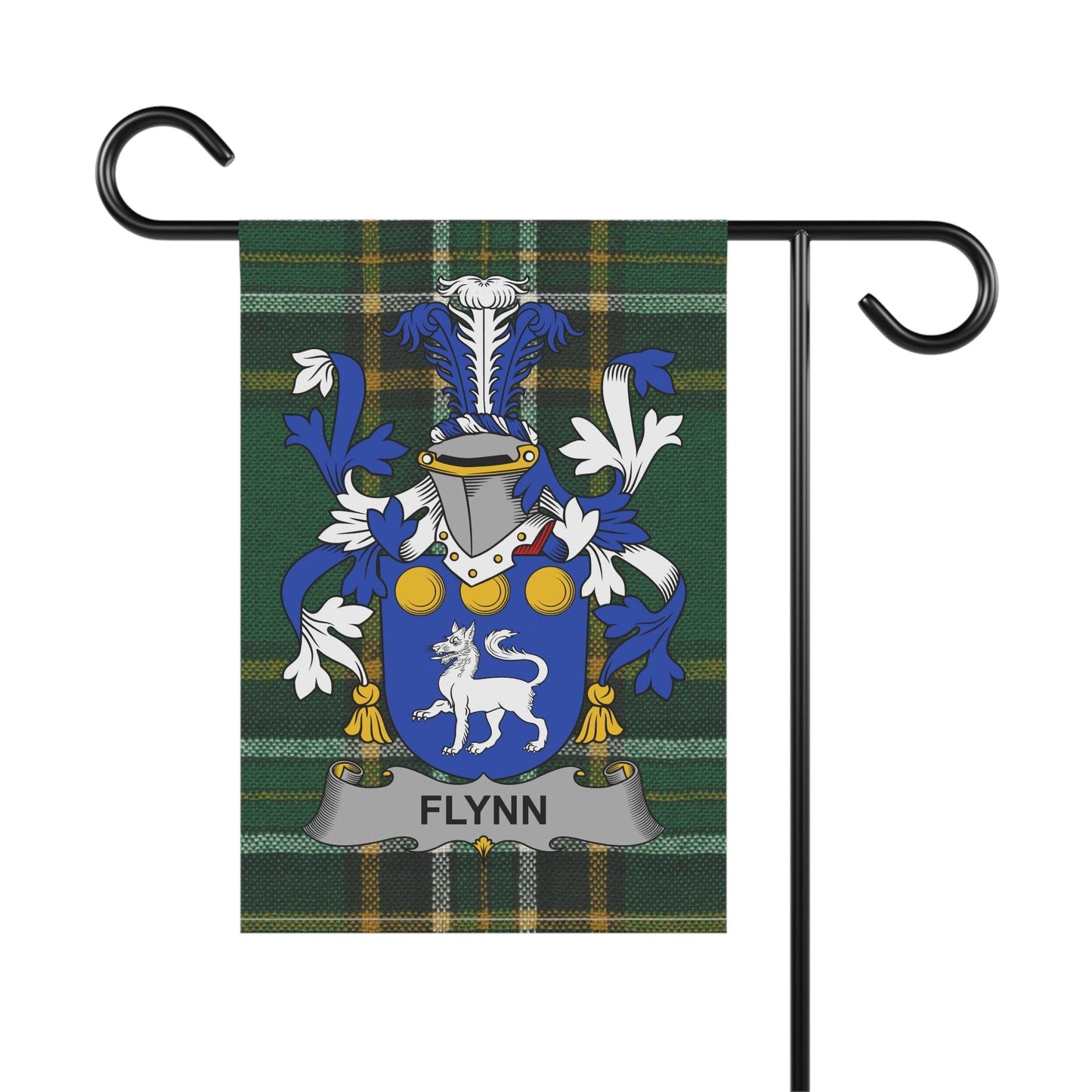 Flynn Coat Of Arms Irish Garden Flag