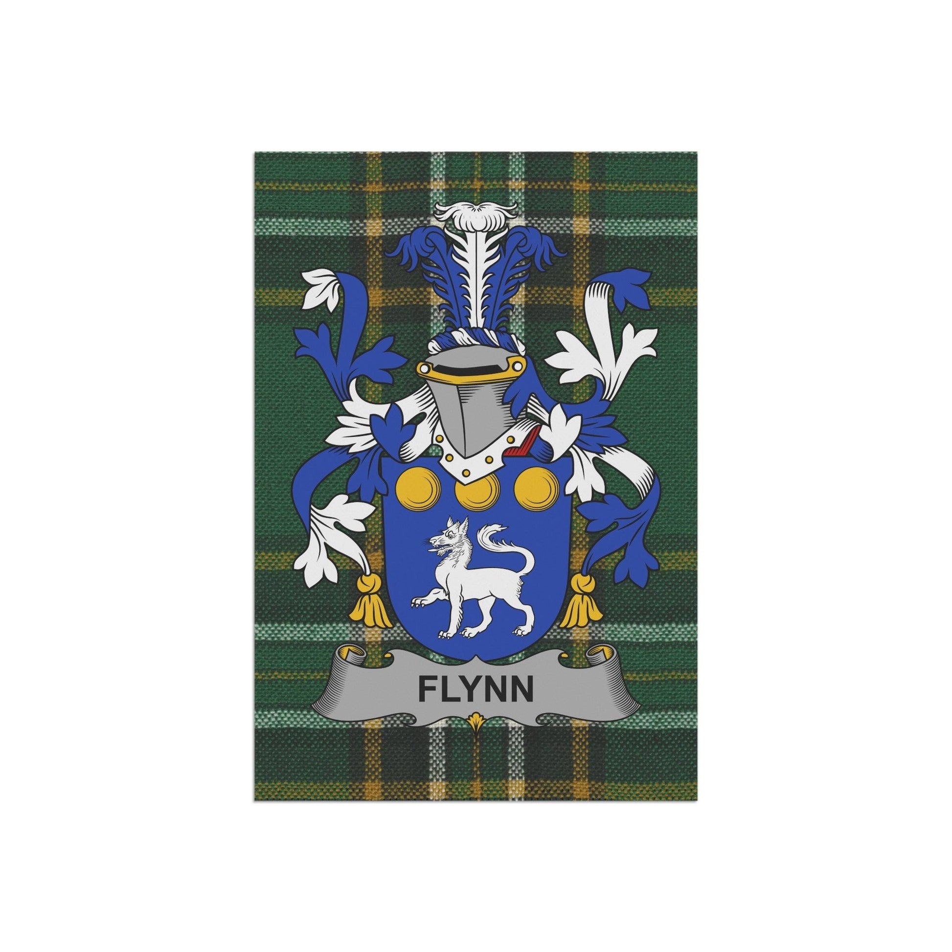 Flynn Coat Of Arms Irish Garden Flag